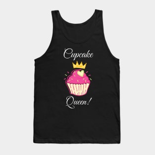 Cupcake Queen! - Tasty, Yummy, Monarchy! Tank Top